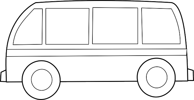 transportní dodávka (kresba)